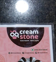 Cream Stone menu 1