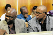 IMPLICATED: Camel Rock directors Thanduxolo Zuka and Cwenga Pakade appeared at the East London Commercial Crimes Court on Thursday on charges of fraud and money laundering. They were granted R5,000 bail each.