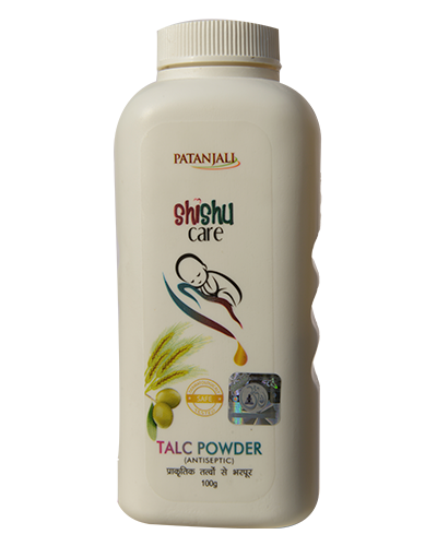 Patanjali Shishu Care Talc Powder (Antiseptic) - 100 gm