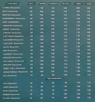 Zwarma The Shawarma Makers menu 1