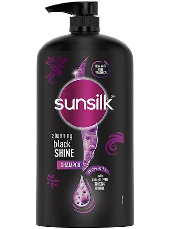 Sunsilk Stunning Black Shine Shampoo - 1 ltr