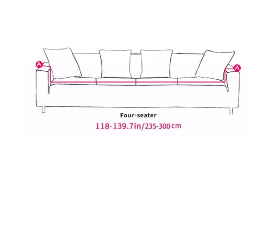 Elastic sofa cover