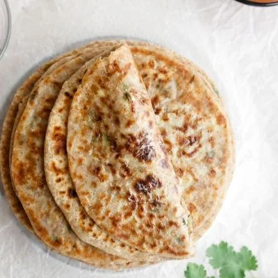 Aloo Onion & Cabbage Mix Paratha ( Desi Ghee) Big Size