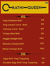 Kathi Queen menu 1