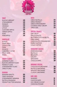 Thickshake Buffin menu 1