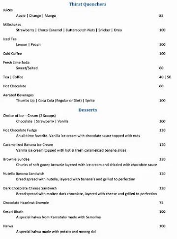 Lazy Chef Express menu 