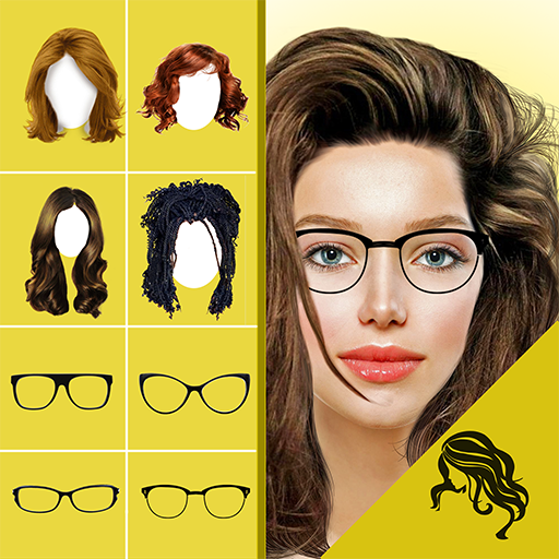 Hairstyle Changer App Virtual Makeover Women Men Aplicații Pe