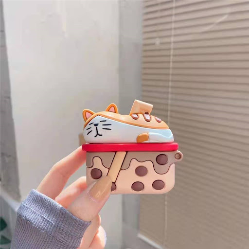 Title 3, Cartoon Cute Baby Milk Tea Cat Bluetooth Earpho...