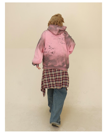 Title 6, Womens Fake Two-piece Hooded Sweater Loose Top