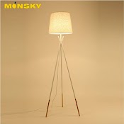 Đèn Đứng Monsky Để Sàn Kêt Hợp Sofa Phòng Khách, Phòng Ngủ Humani Hiện Đại Nhất Hiện Nay - Tặng Kèm Bóng Led Cao Cấp