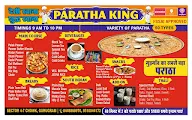 Paratha King menu 1