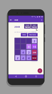 Game puzzle 2048 - berani memenangkan Tangkapan layar game 2048