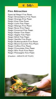 Paan Nagri menu 5