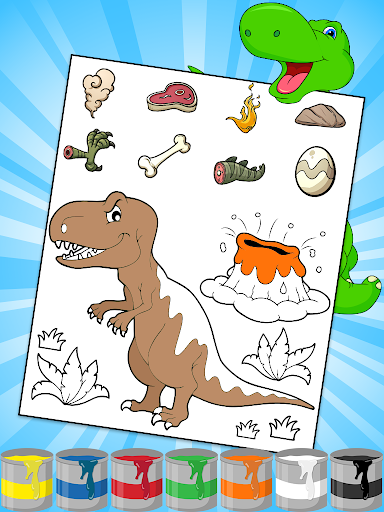 Dinosaurs Coloring Pages screenshots 14