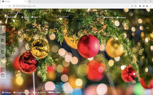 Christmas Wallpaper New Tab