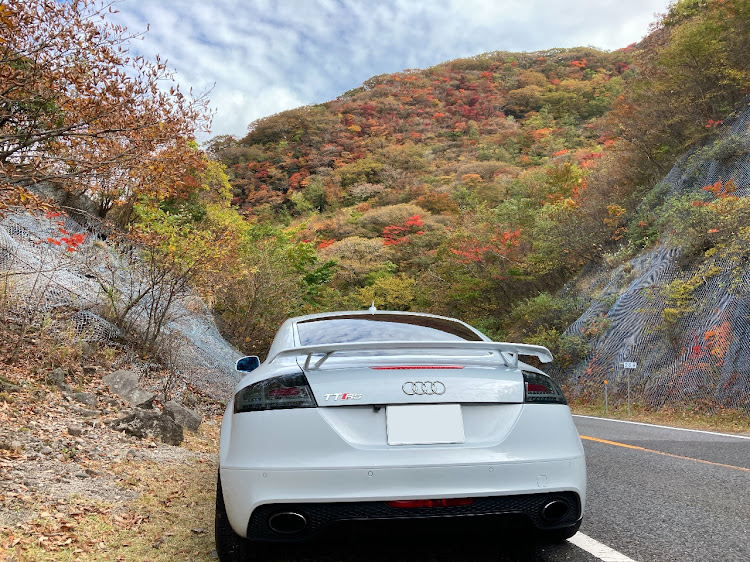 TT RS クーペのやまなみハイウェイ・九酔渓・秋の気配・大観峰・紅葉と愛車に関するカスタム事例の投稿画像7枚目