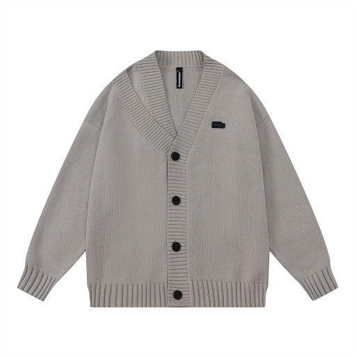 Title 2, Spring and Autumn American V-neck Knitted Cardi...