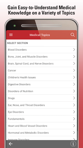 Screenshot MSD Manual Consumer