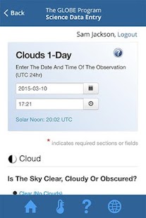   GLOBE Data Entry- screenshot thumbnail   