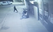 A still from CCTV footage showing the assault on a Reiger Park Pick n Pay manager. 