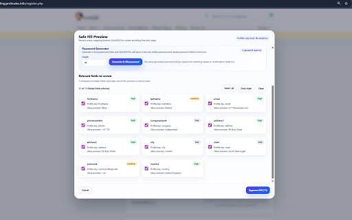QuickFill Pro screenshot 3