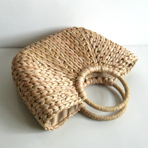 Title 2, Bamboo Woven Oval Basket for Eggs, Fruits, Brea...