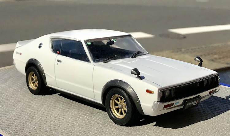 スカイラインのGT-R・プラモデル・ケンメリ・車のプラモデル・ケンメリGTRに関するカスタム事例の投稿画像4枚目