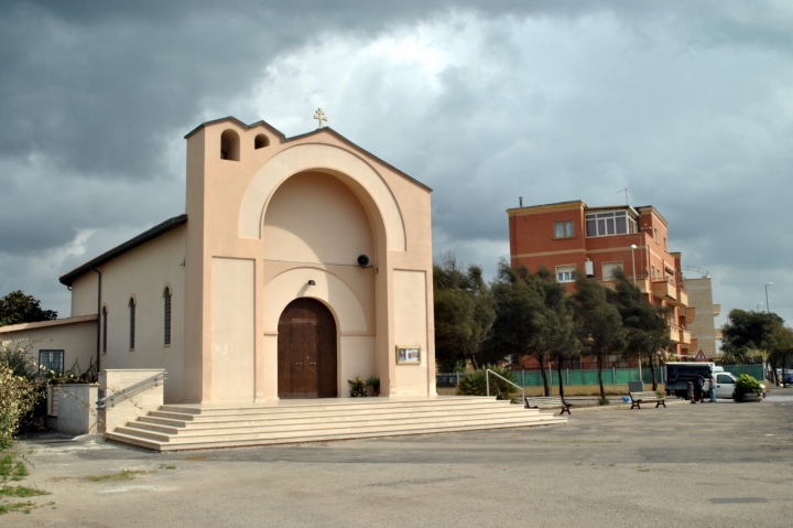 Ostia  Chiesa dei Pescatori di pizia1966