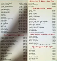 Punjabi Nawabi menu 2