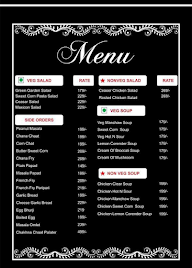 Raj Restaurant menu 1