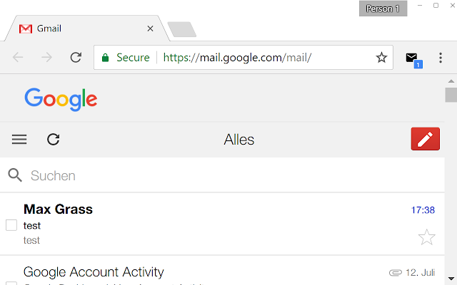 MG Gmail Count