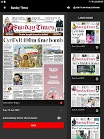 Sunday Times E-Edition Screenshot