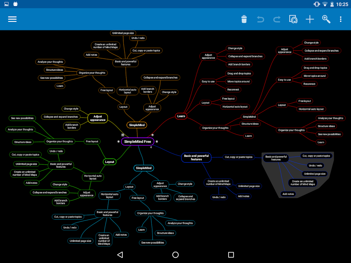 Thought Map App 