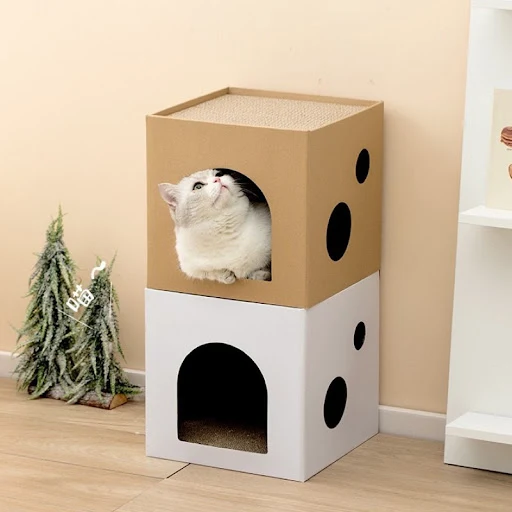 Cat Cardboard Box Cat House Cat Scraper Sharpening Claw Cardboard Kitten Play cat scratch board Cat Scratch Toy For Cats