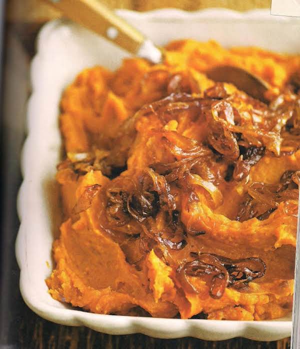 Maple whipped sweet potatoes with caramelized onio_image