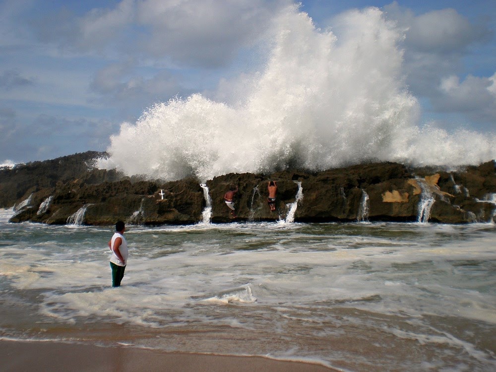 A especular praia protegida de Puerto Novo