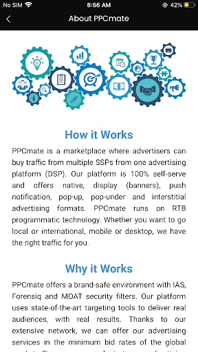 Screenshot PPCmate Advertising Platform