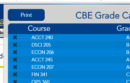 WWU CBE GPA Calculator small promo image