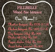 Fill Belly - Tamil Muslim Biriyani menu 1