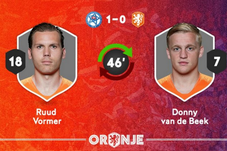 Ruud Vormer viert zijn debuut bij Oranje en wordt nog bijna matchwinnaar ook! 