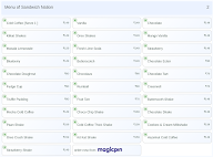 Sandwich Nation menu 2