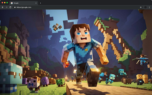Minecraft New Tab Wallpaper Preview 2