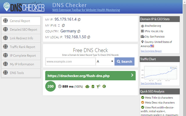 DNS Checker - SEO and Domain Analysis logo