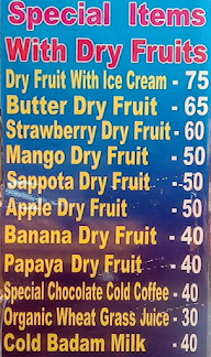 Sri Ganesh Fruits Juice Centre menu 3