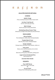 Saffron - JW Marriott menu 7