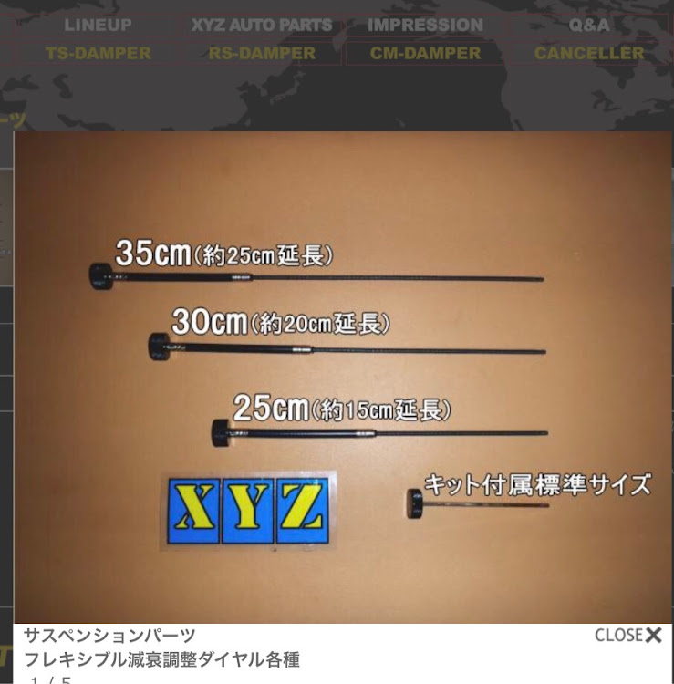 SAIのMegan&XYZ・減衰調整ケーブルに関するカスタム事例の投稿画像1枚目