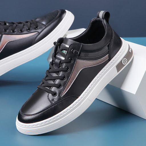 Title 2, All-match breathable mens shoes leather soft s...
