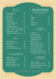 Govardhan Vegetarian menu 3