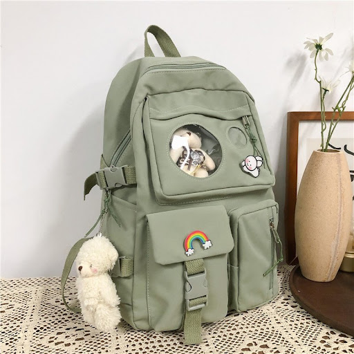 Title 4, Korean Style School Girl Backpack Small and Sim...