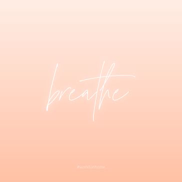 Just Breathe - Instagram Post template